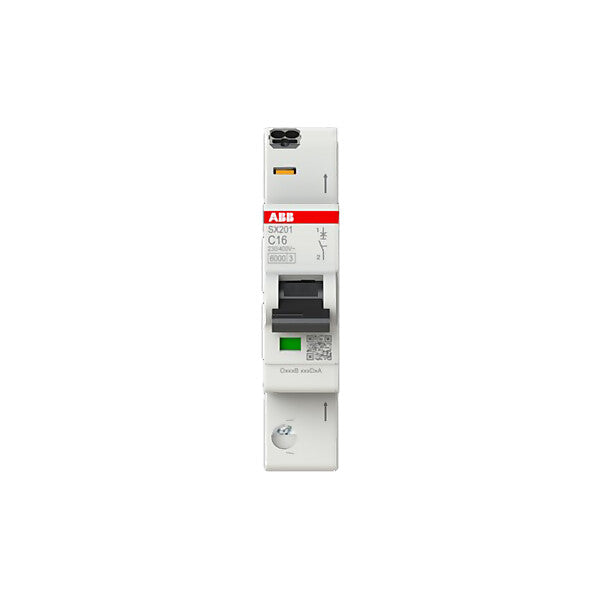 ABB Sicherungsautomat 6kA, 16A, 1P SX201-C16